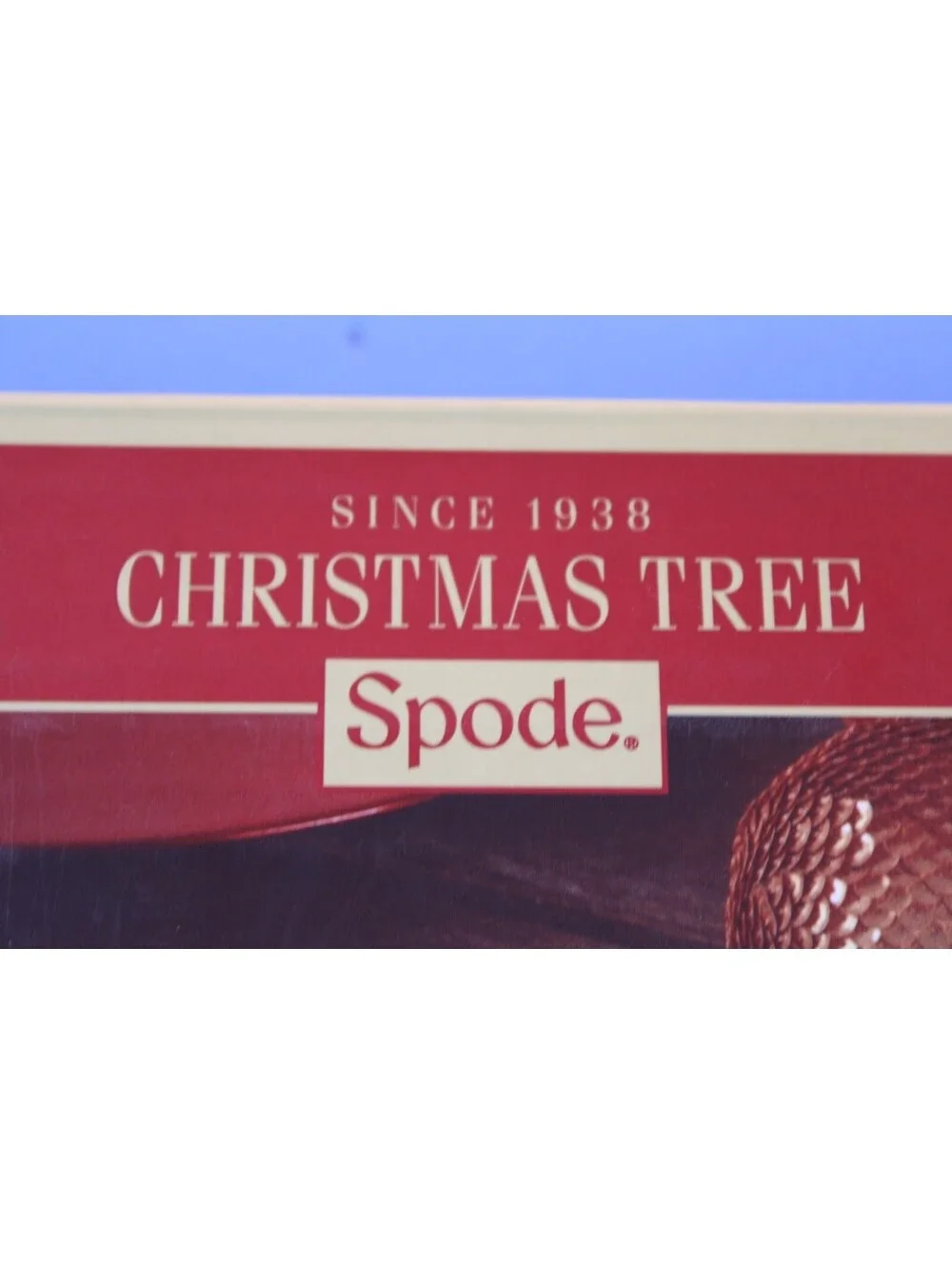 NIB Spode 2011 Annual Christmas Tree Collection Chip & Dip in One Plater 12.5